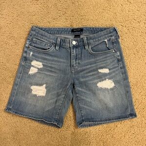 White House Black Market Blue Jean Shorts